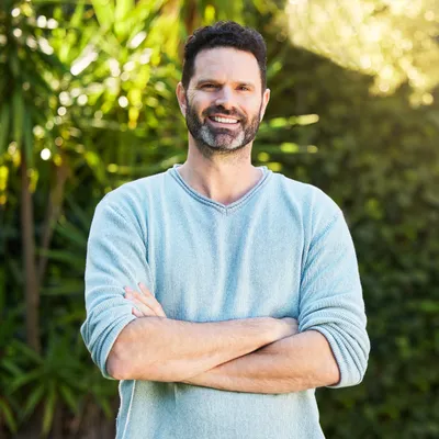 Man standing outdoors