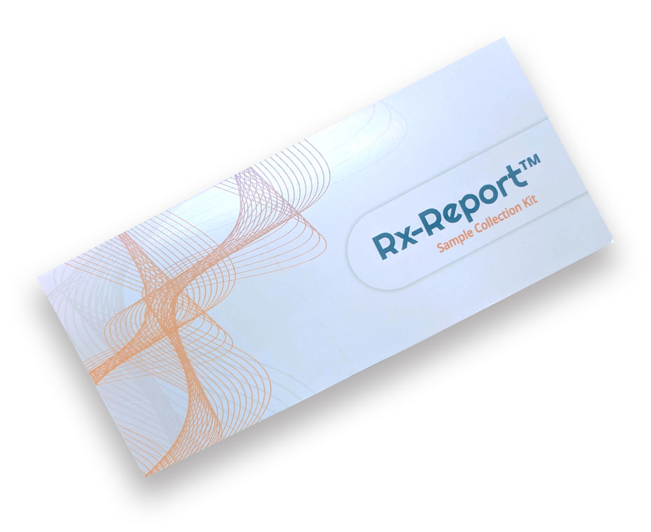 Rx Report DNA sample collection kit envelope